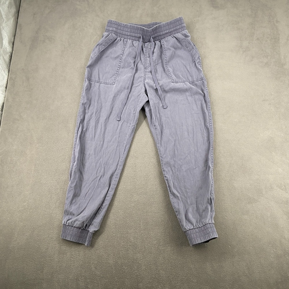 A New Day Jogger Pants‎ Womens Small Gray High Rise Drawstring Waist Tapared Leg